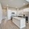 Spacious kitchen with large island
