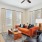 Spacious living room with huge windows
